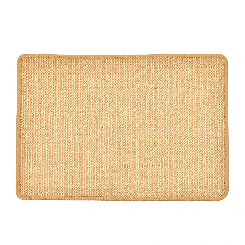 Alfombra Rascadora de Sisal para Gatos — Protector de Muebles y Afila Uñas