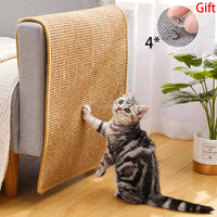 Alfombra Rascadora de Sisal para Gatos — Protector de Muebles y Afila Uñas