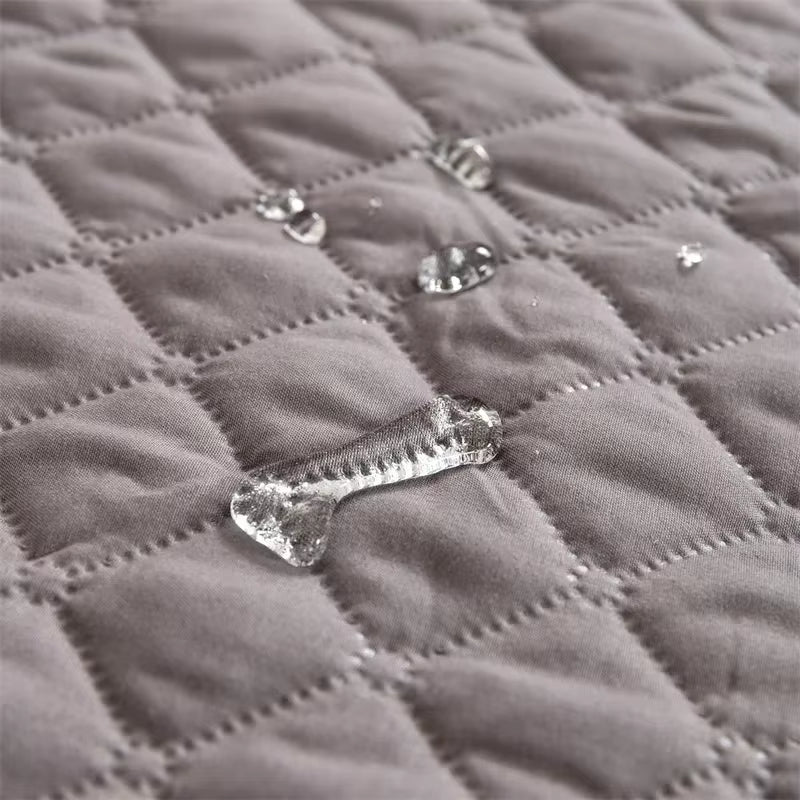 Funda/Cama Impermeable para Mascotas con Cojín de Cuello — Protector de Sofá Lavable
