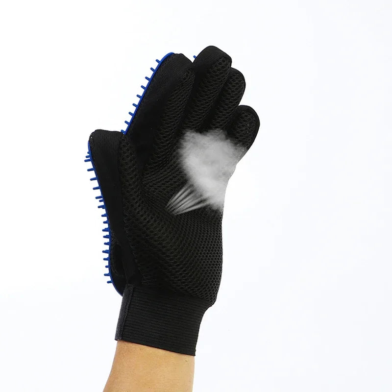 Guantes de Aseo para Mascotas 🐶🐱 | Cepillo de Silicona para Perros y Gatos – Masaje, Limpieza y Quita Pelos