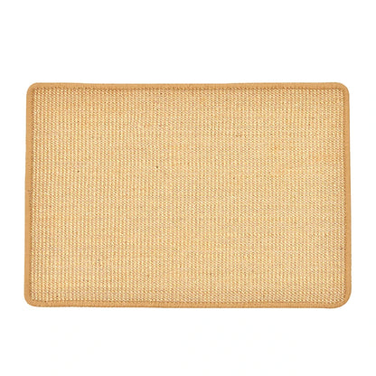 Alfombra Rascadora de Sisal para Gatos — Protector de Muebles y Afila Uñas