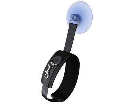Bath restraint collar with suction cup — Adjustable for dogs and cats 