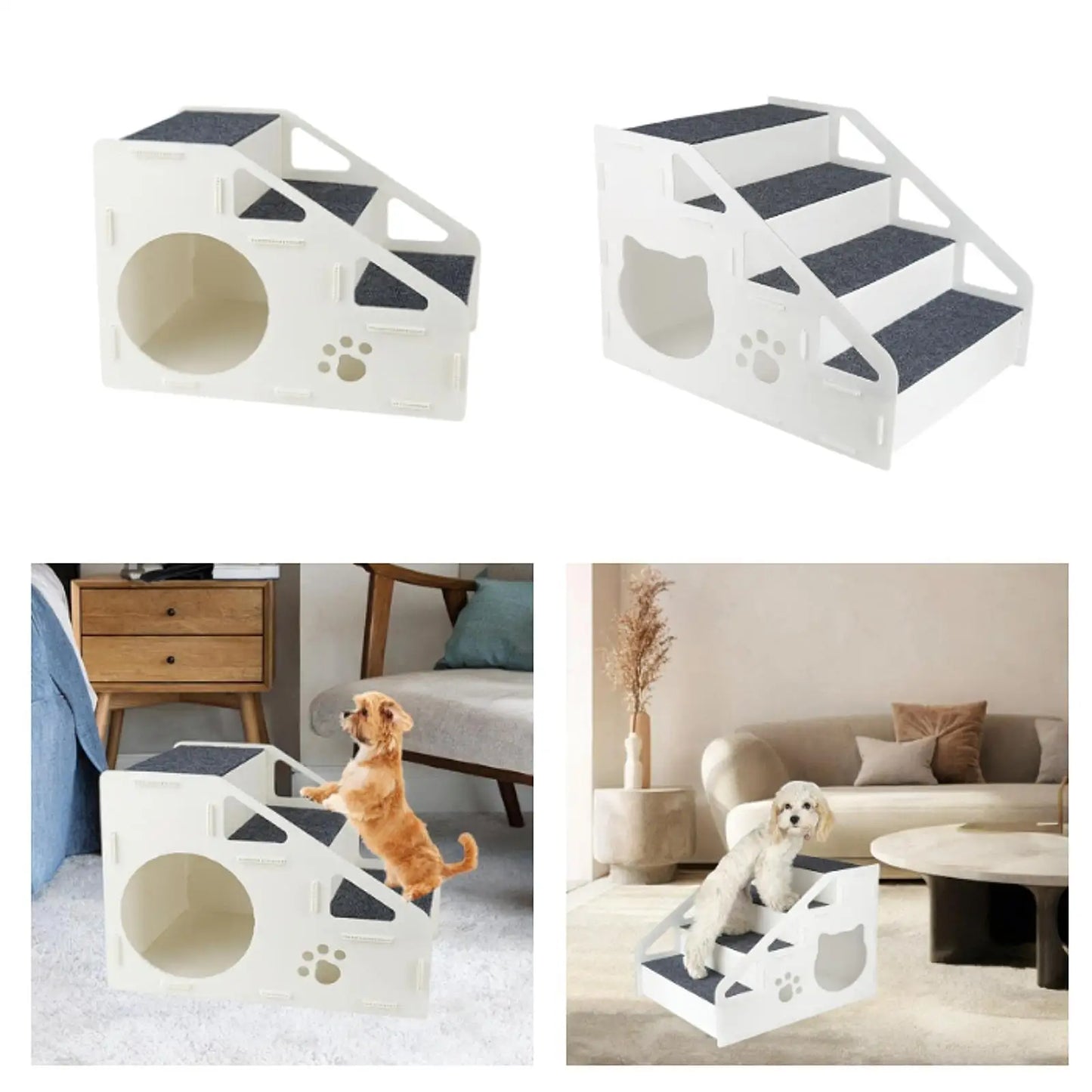 Portable and non-slip pet stairs — ramp for dogs and cats 🐶🐱