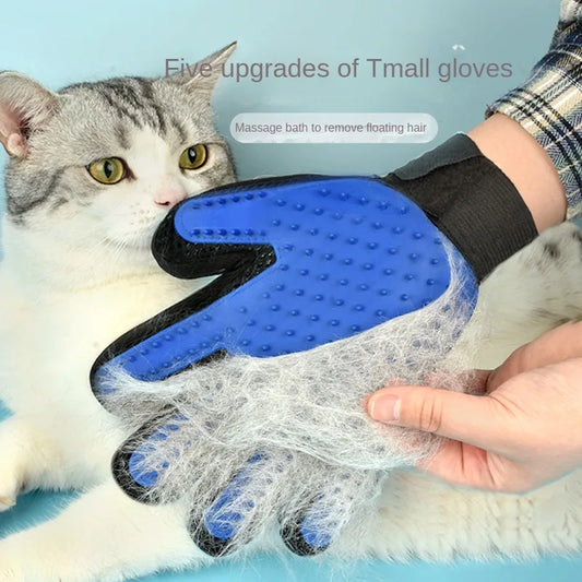 Guantes de Aseo para Mascotas 🐶🐱 | Cepillo de Silicona para Perros y Gatos – Masaje, Limpieza y Quita Pelos