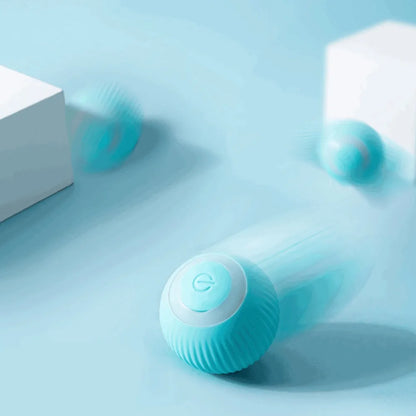 Movimiento automático de bolas azules rodantes para gatos