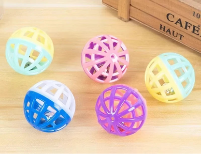 Pelotas suaves para atrapar, empujar y perseguir del juguete rompecabezas de fieltro para gatos.