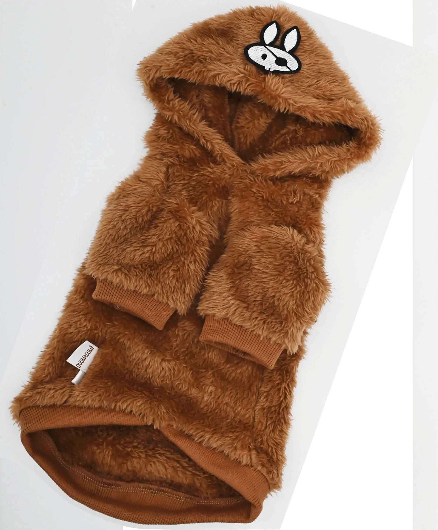 Suéter de invierno marrón para mascotas