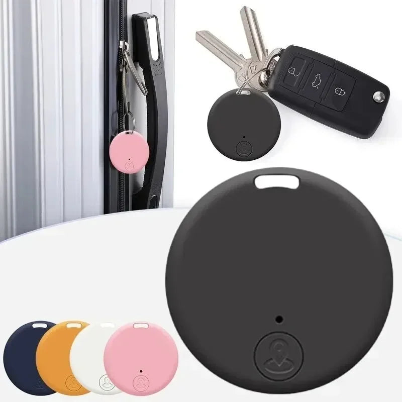 Xiaomi Mijia Localizador GPS por Bluetooth. Colores en negro, rosa, blanco, naranja, azul oscuro. Su tamaño compacto permite llevarlo hasta en objetos pequeños como llaves, bolsos, billetera, mascotas pequeñas, etc.